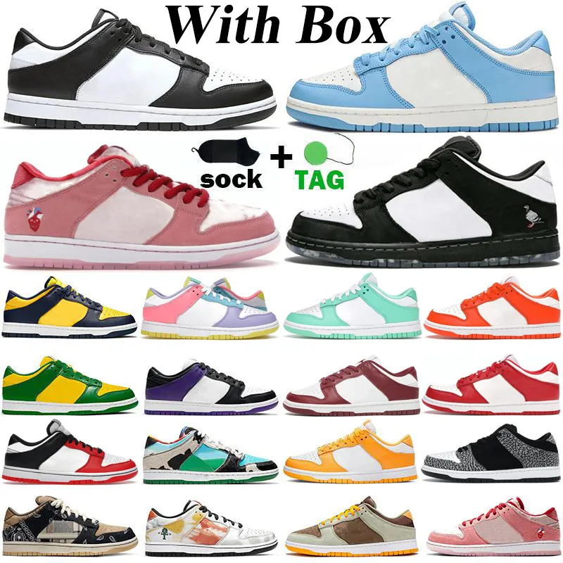 With Box mens running shoes sneakers Photon Dust Kentucky University Red low platform green bear Syracuse Chicago Valentines Day men women trainers sports shoe