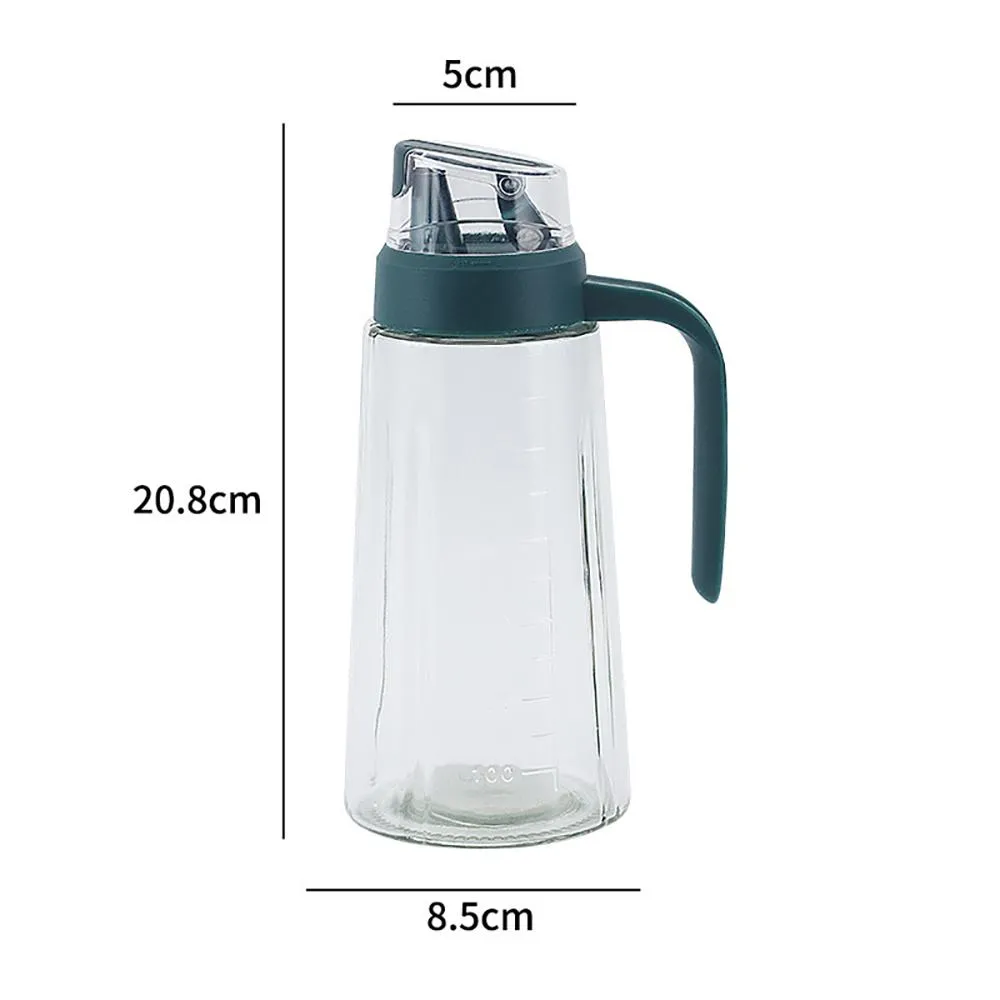 Glass oil pot household kitchen tool large-capacity glass-oil jar bottle control oil-good helper new