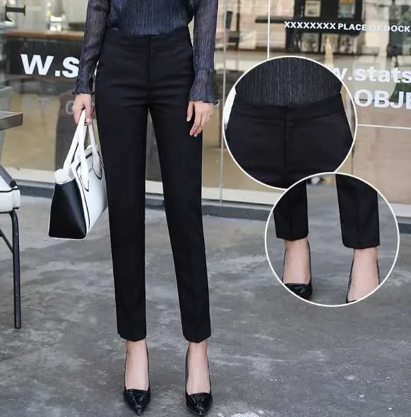 Buy Forever New Black Regular Slim Fit Trousers for Women Online @ Tata CLiQ