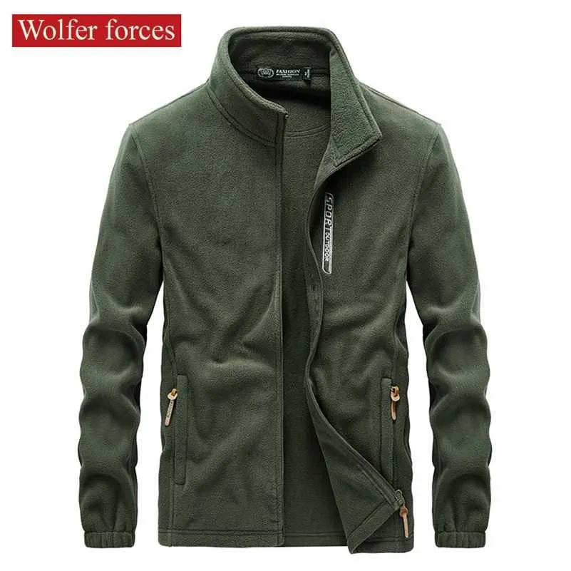 Sweater Jackets Man Large Size Clothing MEN FASHION Menswear Hoodless Men's Jackets Spring Jaket Clothes Military Uniform 211009