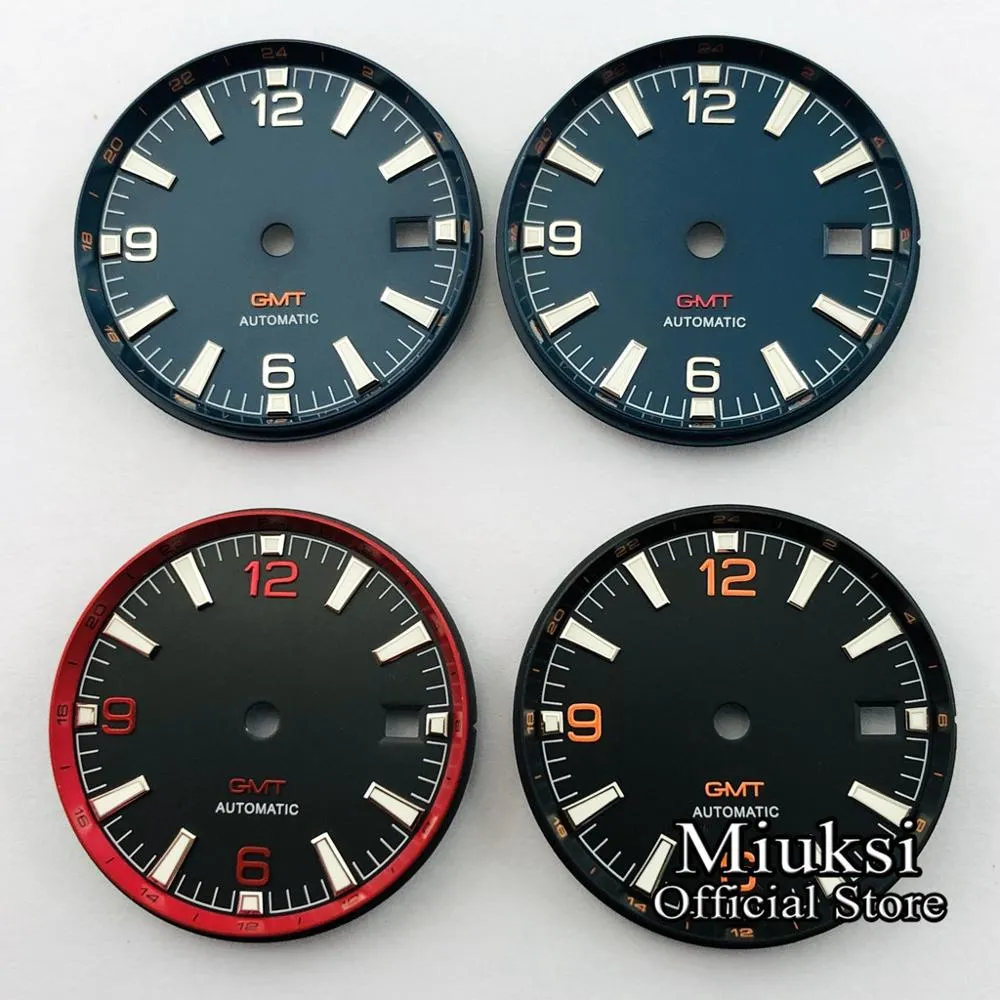 ETA 2836 / 2824, 미요타 8205 / 8215 / 821A / 82Series, Mingzhu DG 2813/3804 무브먼트 용 31mm 발광 멸균 시계 다이얼