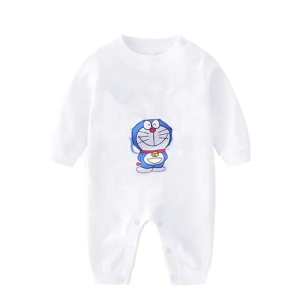 2022 Nieuwe lente zomer baby rompertjes 3 kleuren ontwerper baby meisjes jongens lange mouw bodysuit hoge kwaliteit katoen schattige baby jumpsuit