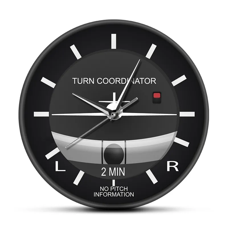 Aviation Classic Style Wall Clock Silent, Non Ticking Aircraft