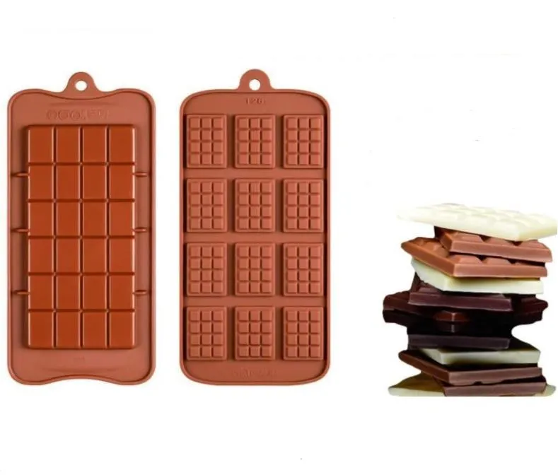 Cavidade Break-Apart Bajeta de Mold de Chocolate Bandeja de Non-Stick Silicone Proteína e Energia Bar Candy Moldes Alimentares SN2841