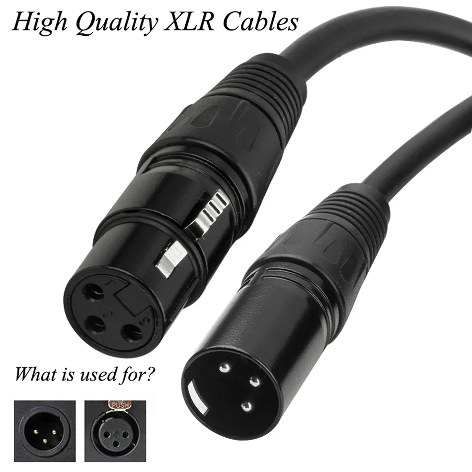 Cable Micro XLR mâle - XLR femelle 3m - Sud Claviers