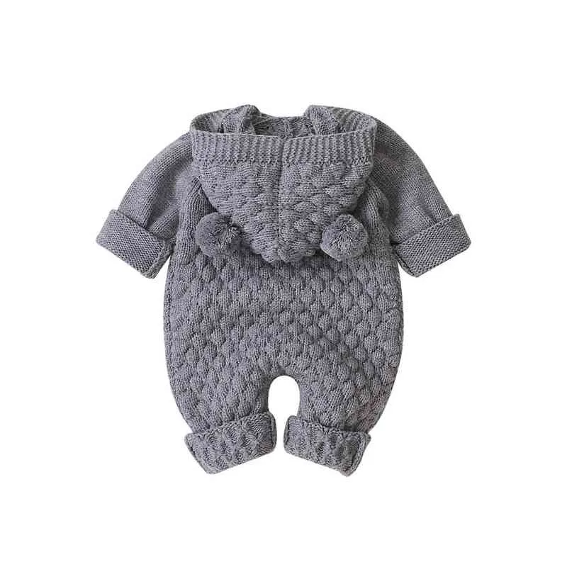 Pull Tricoté Pour Bébé Fille Nouveau-né Garçon Manches