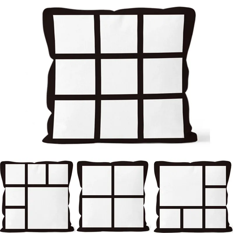 Pillow case digital printing Pillowcases Sudoku black and white squares Pillowcase DIY Cushion Throw Sofa saddle cover customization wmq947