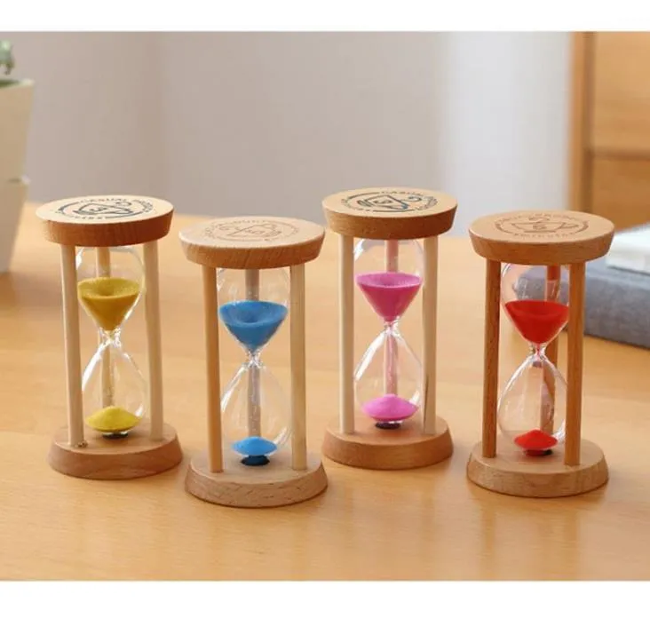 Narzędzia kuchenne 3 minuły drewniane ramki Sandglass Sand Glass Hourglass Time Counter Count Down Home Kitchens Timer Clock Sn2566