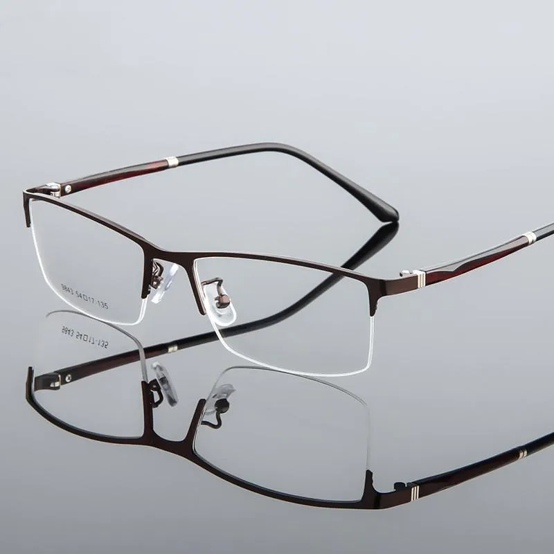 Alloy Eyeglasses Frame 2021 Prescription Eye Glasses For Men Square