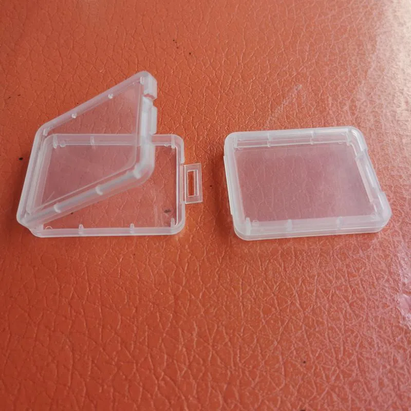 مربع فارغة مصغرة واضح البلاستيك تخزين الحاويات مربع القضية مع الأغطية الصغيرة مربع مجوهرات سدادات تخزين مربع 0001