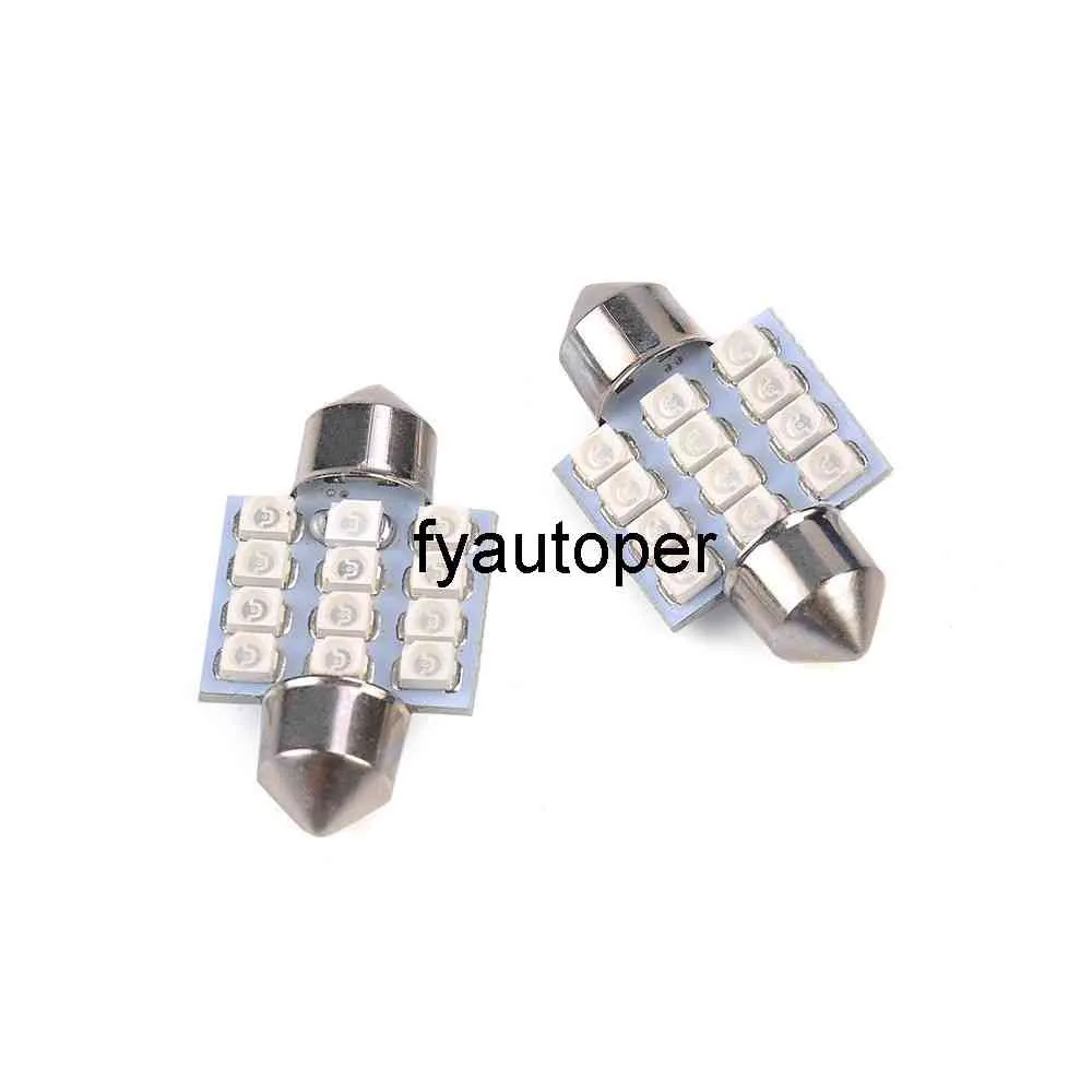 14 PZ PACCHETTO Interni Auto Cupola Mappa LED Targa Parti A Luce Mista - Foto 11