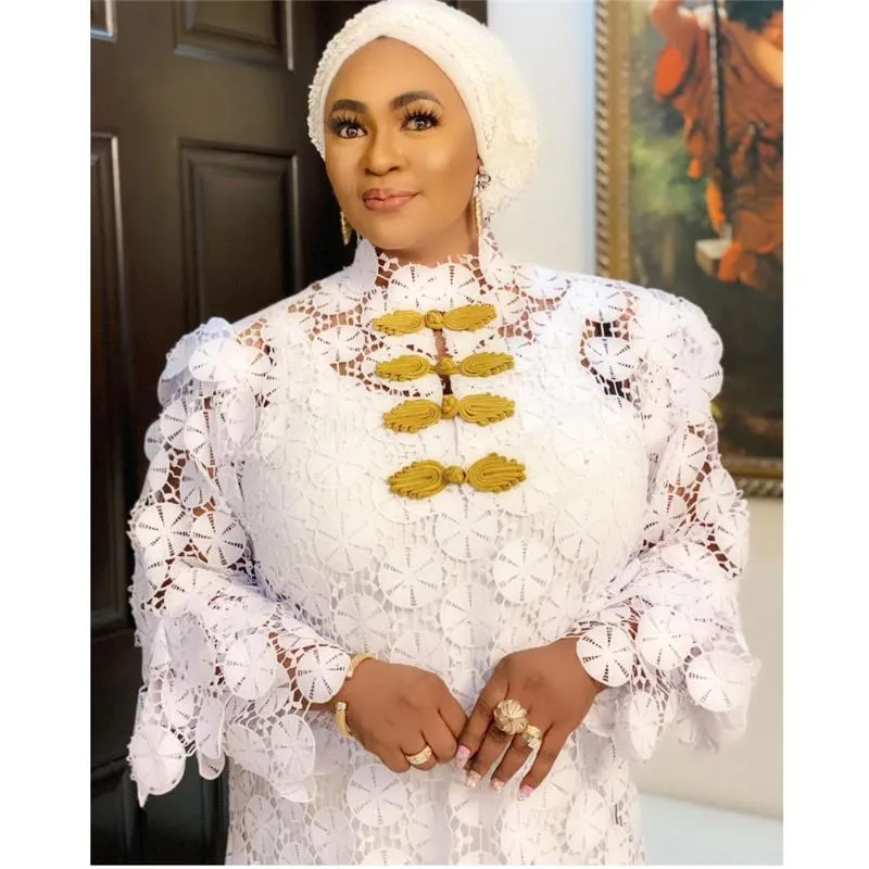 2022 Plus Size African White Lace Dashiki Kanga Dress For Women Ethnic Long Asda George Clothing From Lumortrade 46.83 DHgate.Com