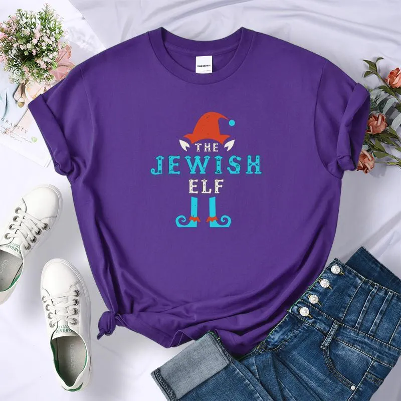 T-shirt feminina vendendo as camisetas de elfo judeu Camisetas mulheres casuais respiráveis ​​tee harajuku verão kawaii tshirt anime camisetas femininas