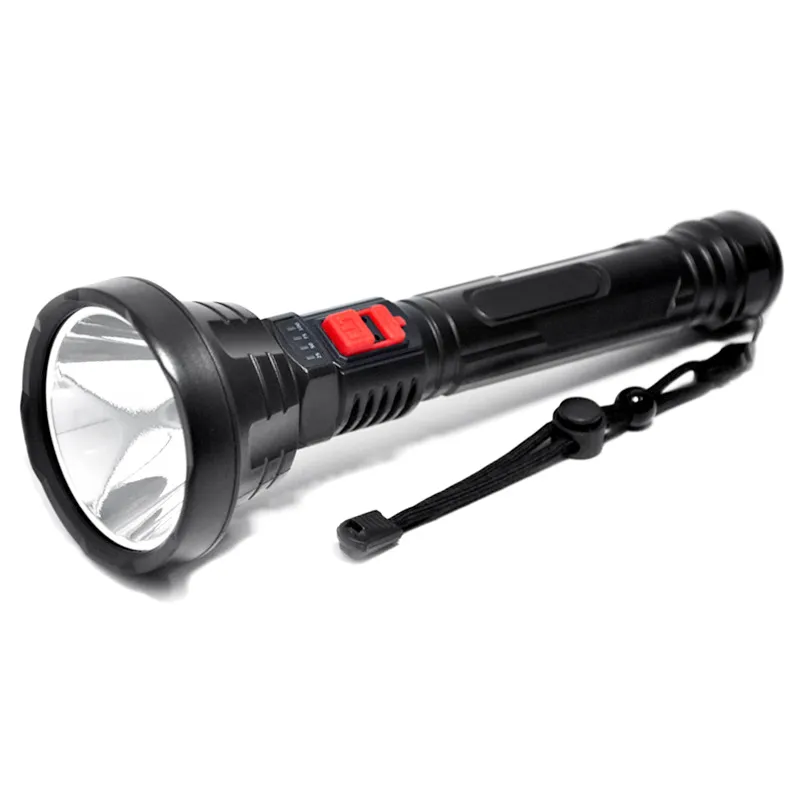 High Power LED Ficklight Portable Torch Outdoor USB laddningsbar 18650