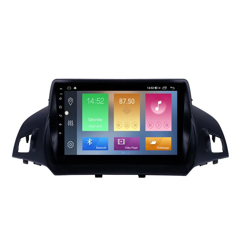 9 polegadas Car DVD Double Din Player para Ford Escape 2013-2016 com Android Touch Screen Radio Support Roda Controle de Roda OEM Serviço