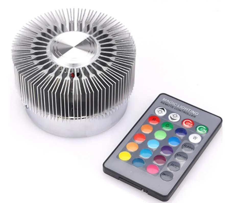 Wall Lamp RGB Spiral LED Light Effect With Remote Controller Colorful Wandlamp For Party Bar Lobby KTV Home Decoration 90*65mm