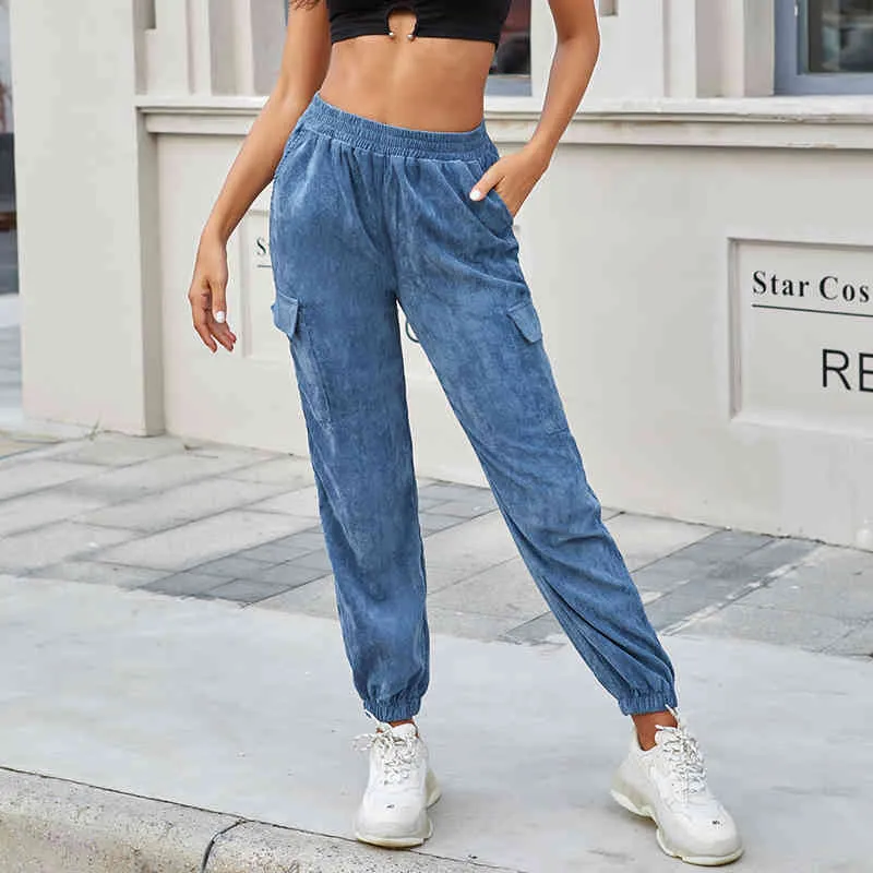 Corduroy joggers womens best sale