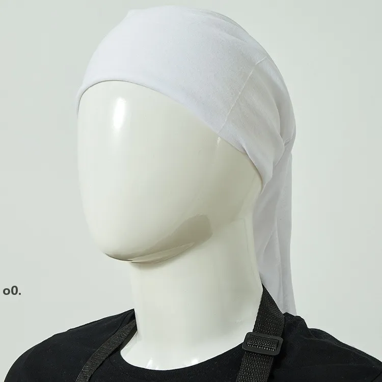 디자이너 마스크 승화 마법의 터번 흰색 빈 승화 headscarf 사용자 정의 DIY 9.84 * 19.3inch 폴리 에스터 mutifunctional lle11955