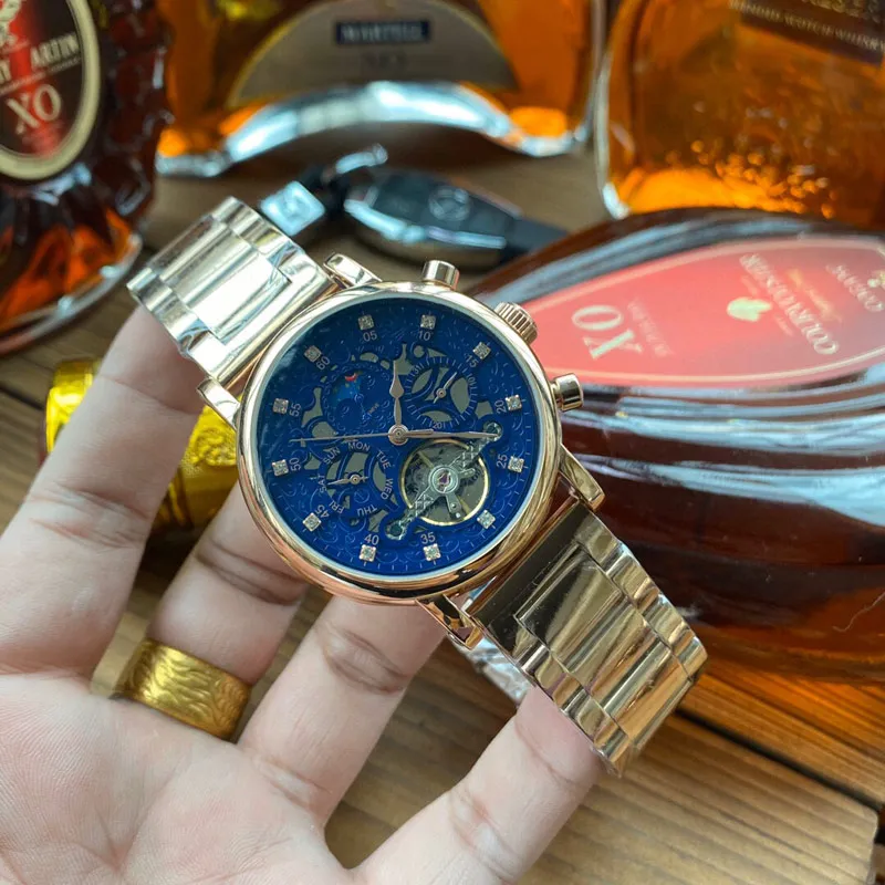 Business Men Designer Watches Luxury Wristwatches For Mens Mechanical Automatic Movement Watch Moon Phase Daydate Stainless Steel Band Valentines Day Present From 44 1 DHgate