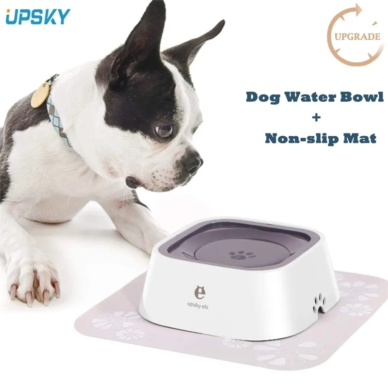 UPSKY 1.5L No Spill Dog Water Bowl Slow Water Feeder Puppy Feeding Bowl Non Wetting Mouth Cat Bowl Vehicle Use No Slip Pet Water Dispenser Y200922 From Long10 20.02 DHgate.Com