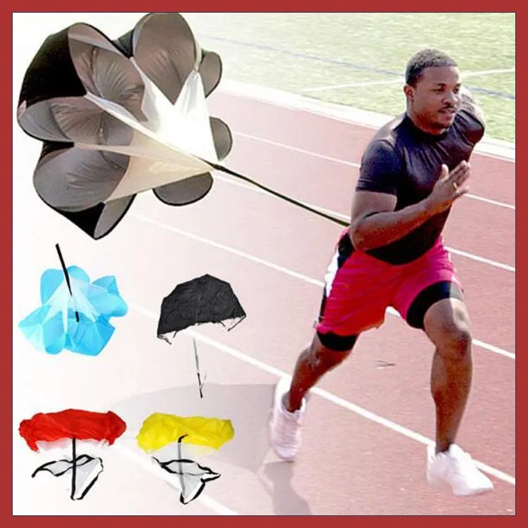 Novo Corrida Corrida de Treinamento Ao Ar Livre Resistência ao Training Parachute Equipamento De Esportes Guarda-chuva CCD7906