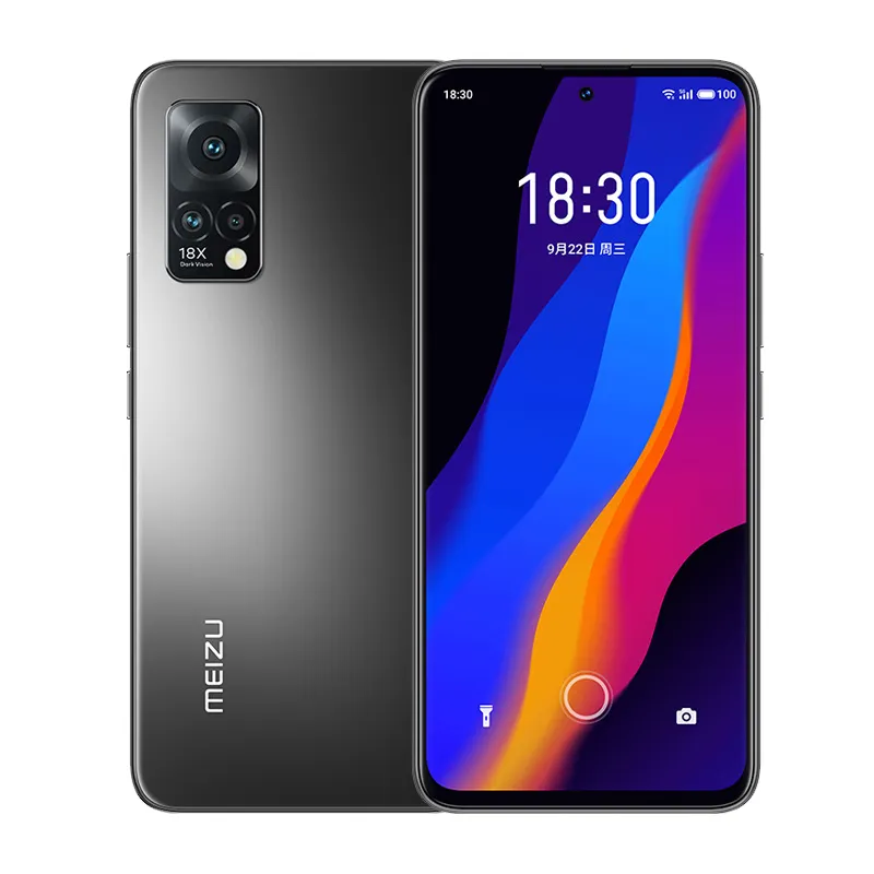 الأصلي meizu 18x 5 جرام الهاتف المحمول 12 جيجابايت RAM 256GB ROM Snapdragon 870 Octa Core 64mp HDR 4300MAH Android 6.67 بوصة AMOLed ملء الشاشة بصمة الإصبع الوجه الهاتف المحمول الذكية