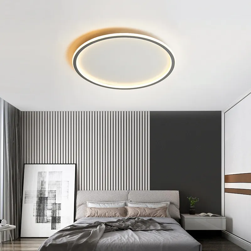 Luzes redondas de teto LED Painel de luz LED moderno para o quarto de crianças para crianças, lâmpada decorativa do corredor