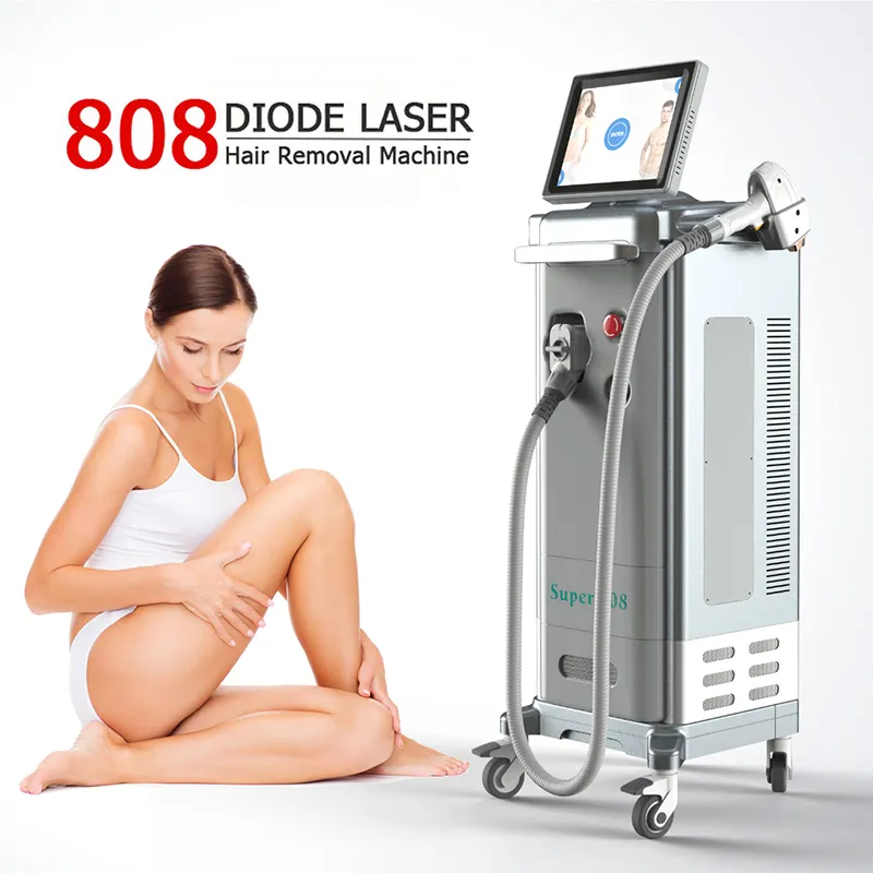 808nm diode Laser Hair Removal machine freeze skin Permanent armpit beard Bikini line painless treatment 800W handle 30 million