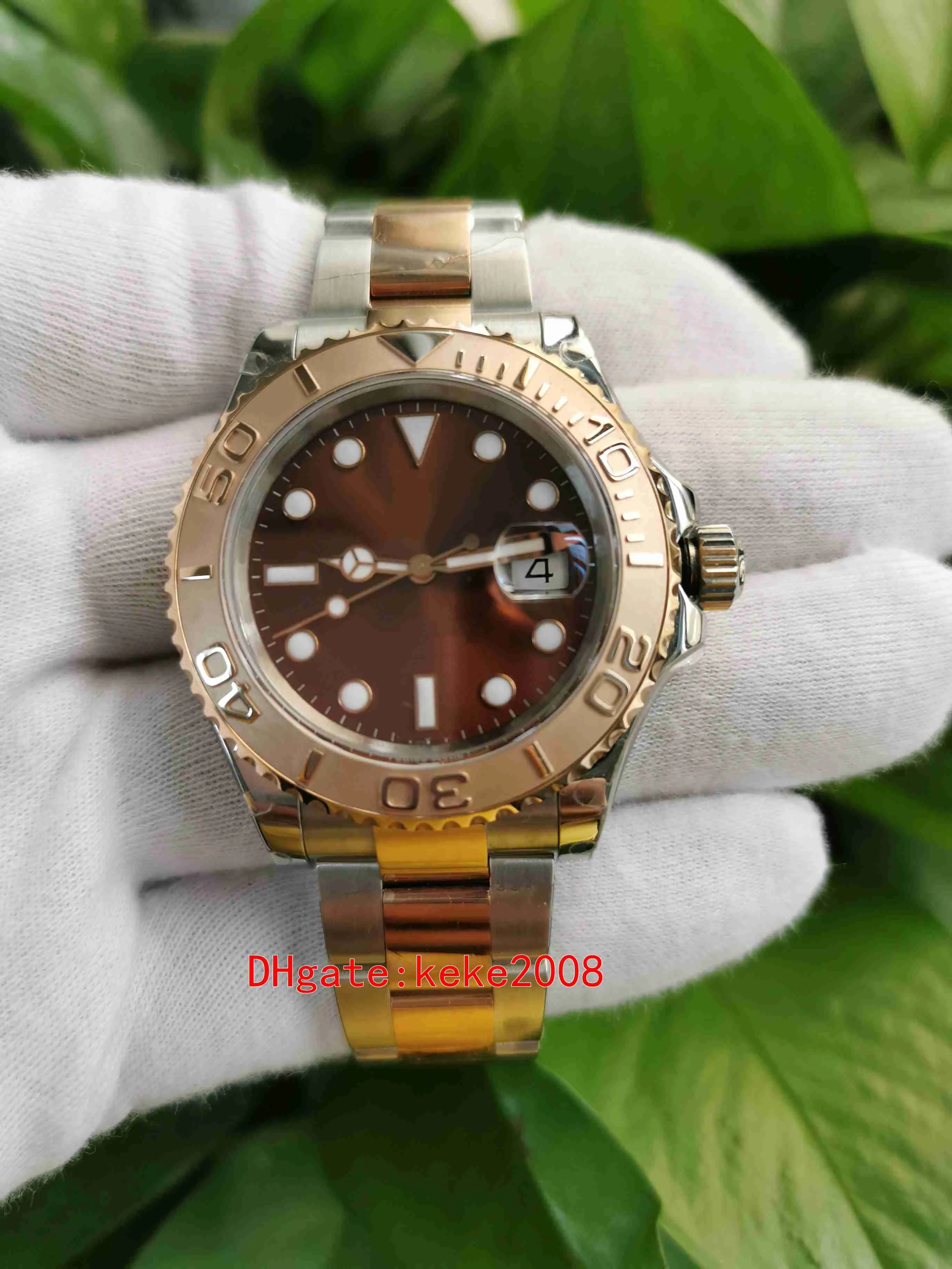 Высококачественные часы BPF Мужские наручные часы 42 мм 116621 шоколадное цветное розовое золото из нержавеющей люминесцентные два тона 2813 Движение автоматические мужские мужские часы