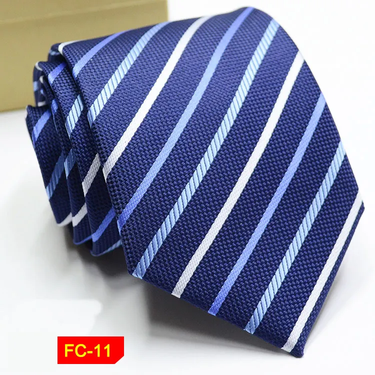8cm Necktie Mens Silk Ties Neckwear Jacquard Business Wedding Groom Tie 80 Color