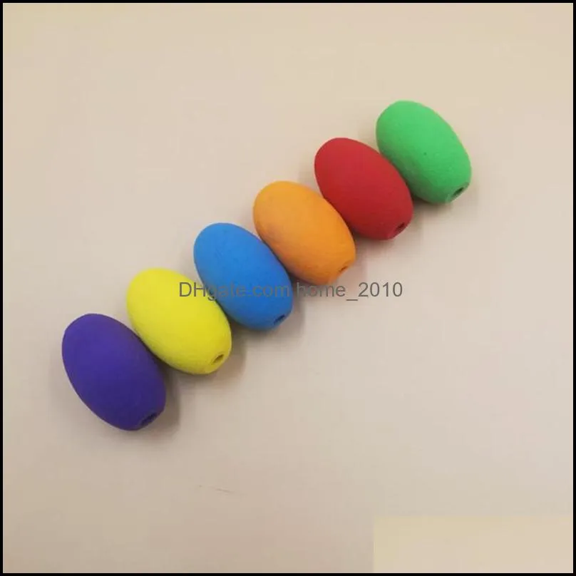 Oval Shape Pencil Grips EVA Soft Pen Grip for Kids Handwritting Students Children School Supplies Wholesale