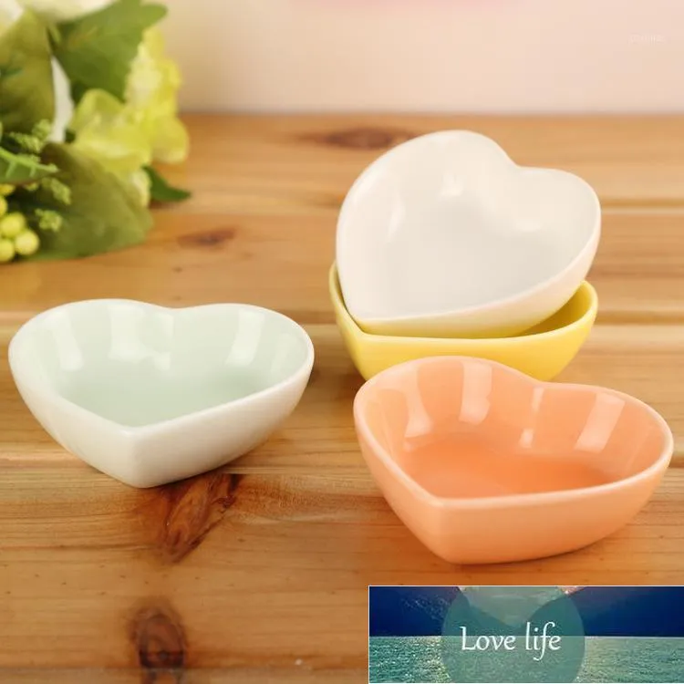 Party Favor 200pcs Ceramic Pot Seasoning Dish Heart-shaped Kitchen Multi-purpose #398687 .1 Factory price expert design Quality Latest Style Original Status