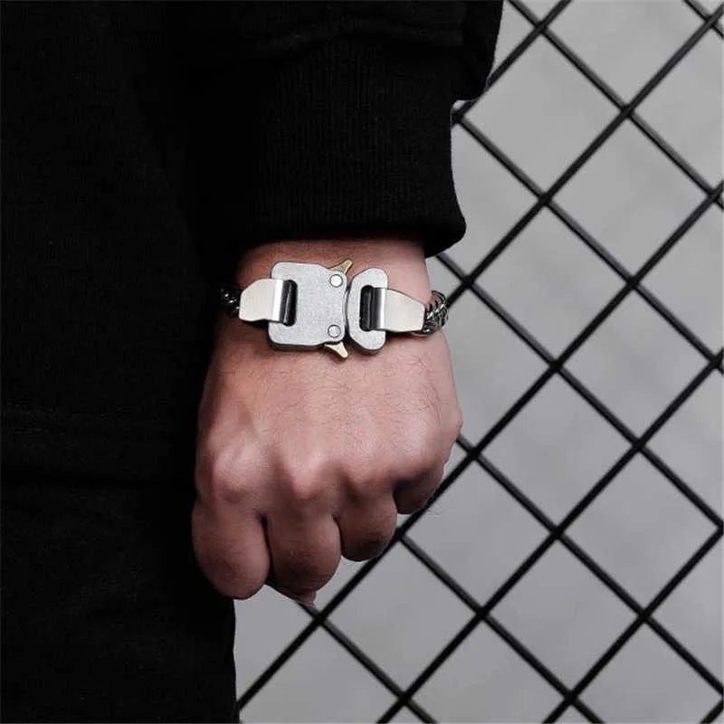 2021 New Titanium Stainless Steel 1017 Alyx 9sm Bracelet Hip Hop