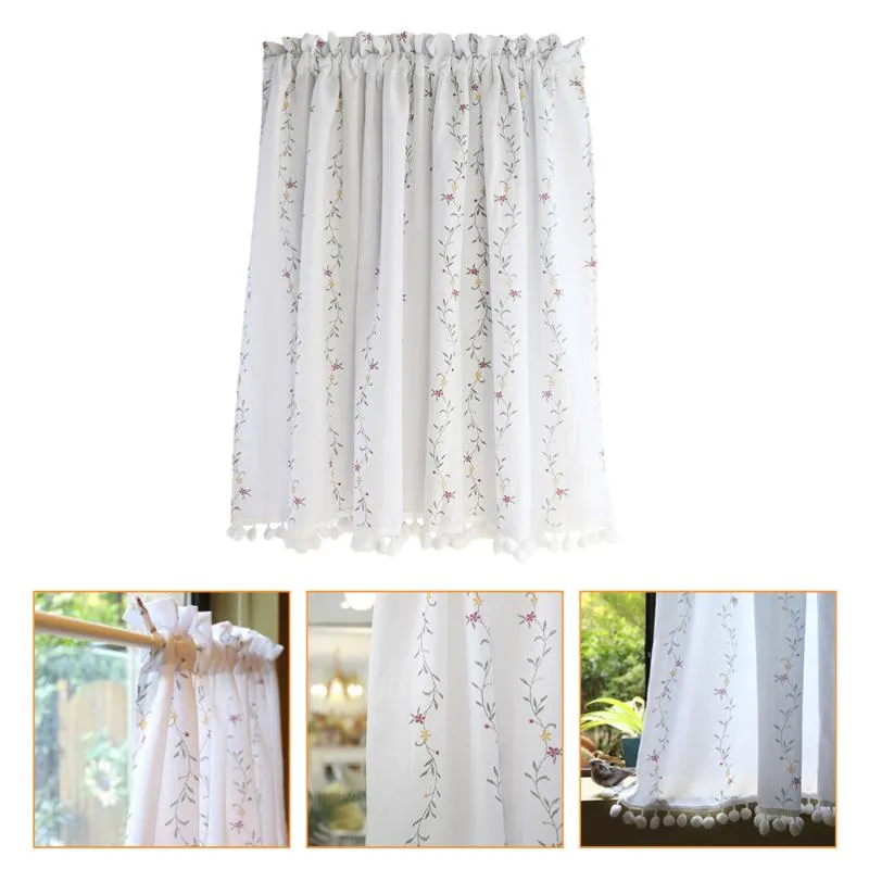 Curtain & Drapes 1Pc Window Short Charming Half Blackout Home-use