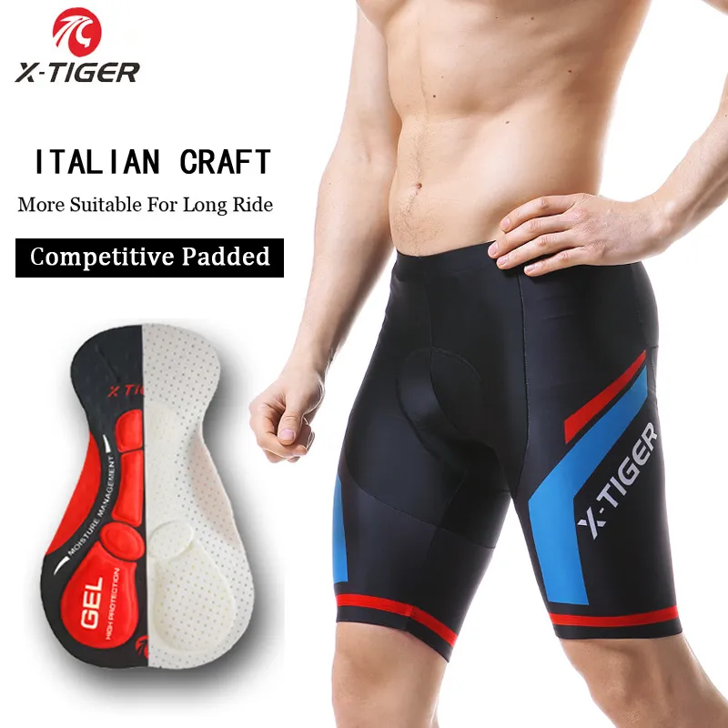Pro Cycling Shorts with 5D Silicone Gel Pad, 100% Lycra Cycling