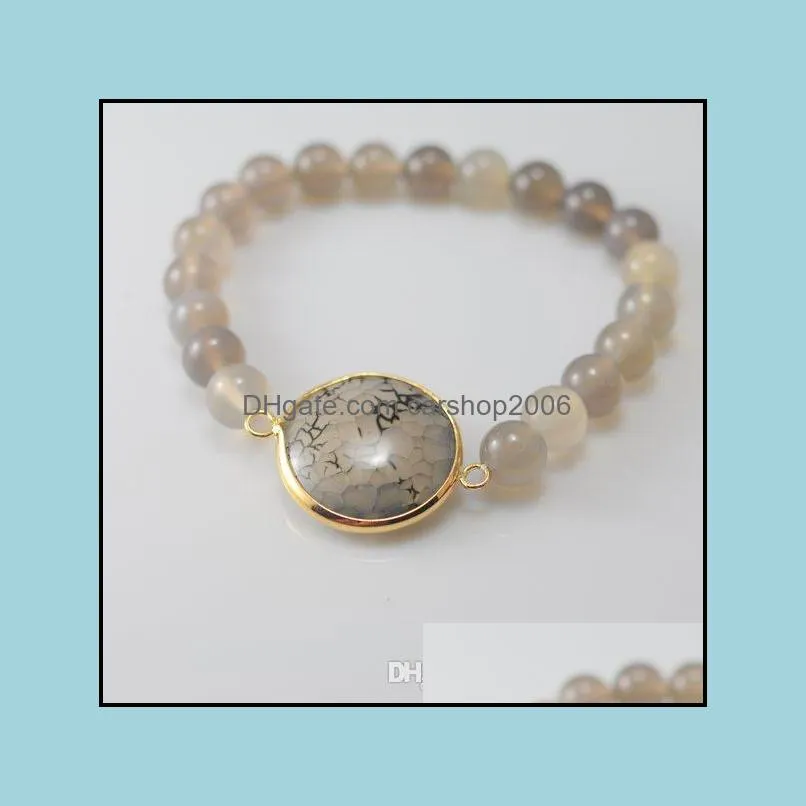 Natural stone bracelet men and women charm fashion popular wrist jewelry