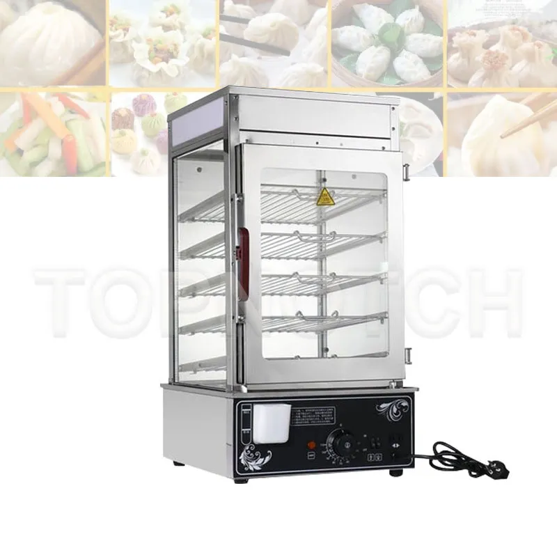 Ticari Ayarlanabilir Elektrikli Hamur Çorbası Börek Vapur Makinesi Ekmek Bun Vapur Makinesi