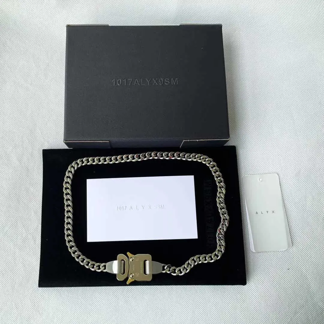 Four Buckles Alyx Titanium Chain Necklace, Unisex From Sihuai05