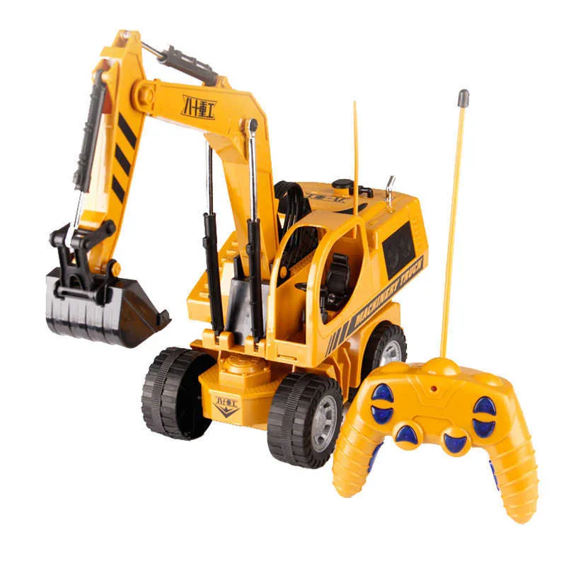5CH RC Excavator Truck Model Toy RC Wheel Truck Toys For Children Boy ...