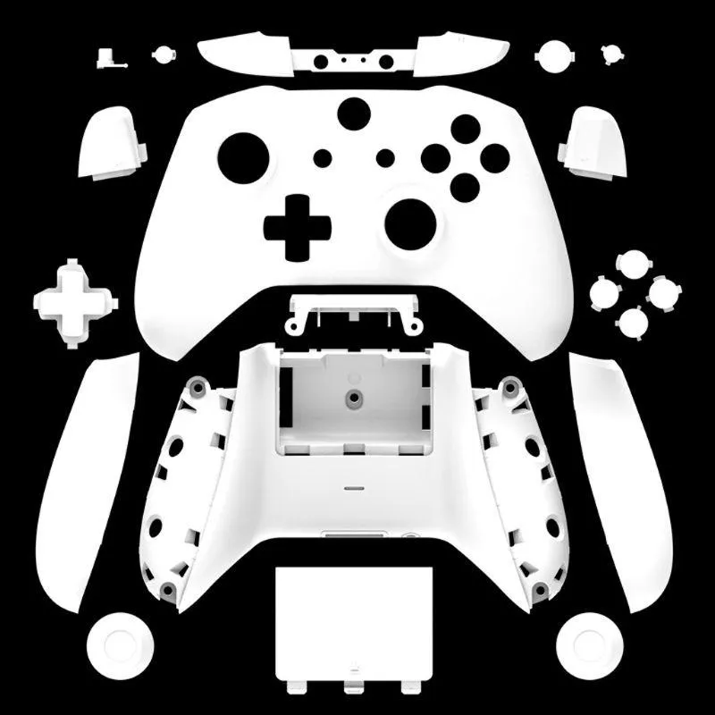 Shell for Xbox One Slim замена полная и кнопки Mod Mod Matte Cover Hander Complorts Game Game Dognycks