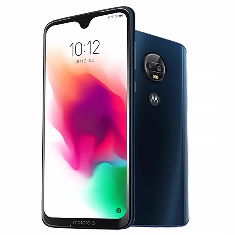 Oryginalny Lenovo Motorola G7 Plus 4g LTE Telefon komórkowy 4GB RAM 128GB ROM Snapdragon 636 Octa Core 6.24 "Pełny ekran 16.0mp Smart Telefon komórkowy