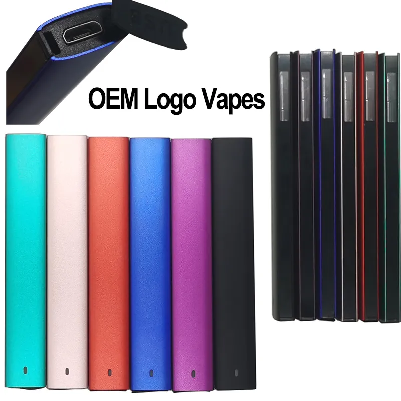 Full Gram OEM Logo Thick Oil Disposable Vape Pod E Cigarettes Starter