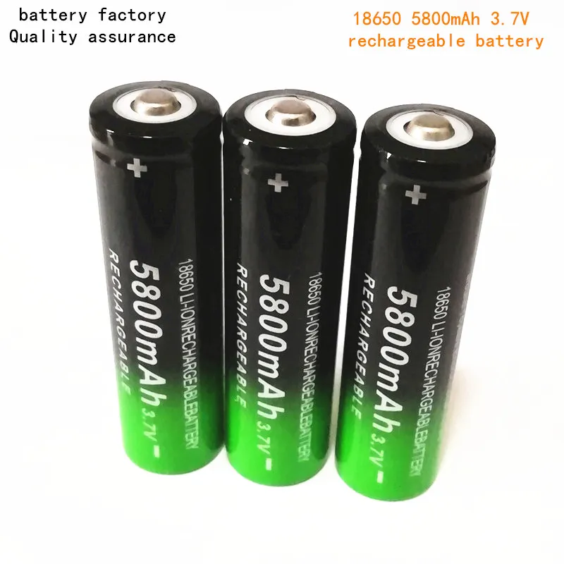 18650 5800mah 리튬 배터리 3.7V는 작은 팬 및 전자 제품 공장 공급에 대한 밝은 손전등에 사용할 수 있습니다.