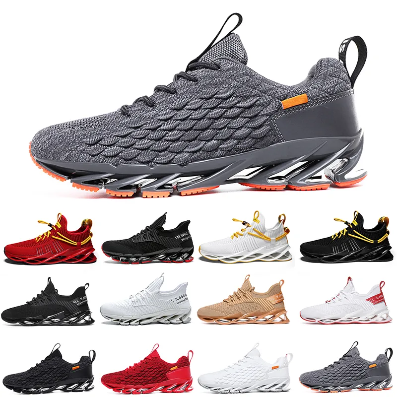 High quality Non-Brand men women running shoes Blade slip on black white red gray Terracotta Warriors mens gym trainers outdoor sports sneakers