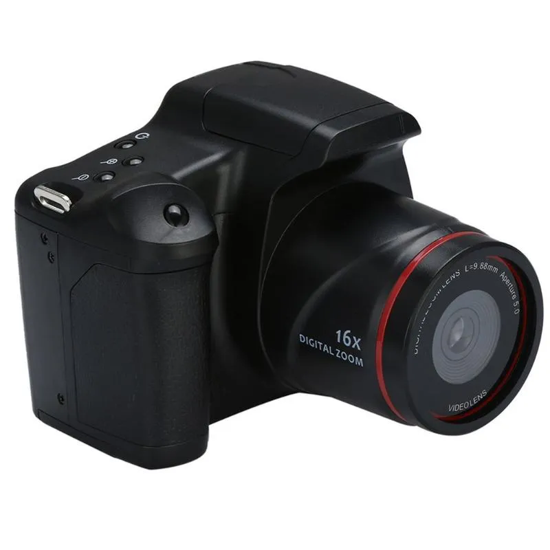 Appareils photo numériques Caméscope HD 1080P Appareil photo portable Zoom 16X Batterie sèche