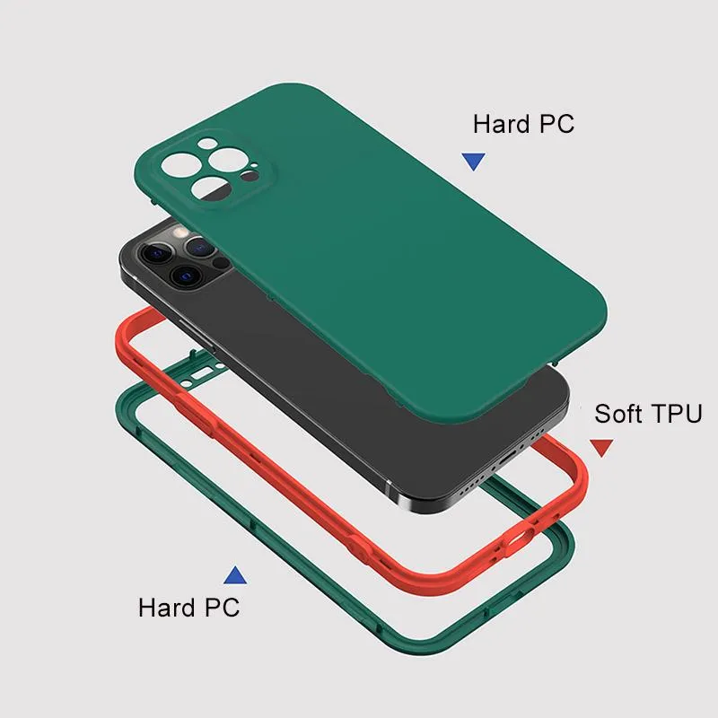 iPhone 8 360 ° de la cubierta completa - cubierta de la caja de