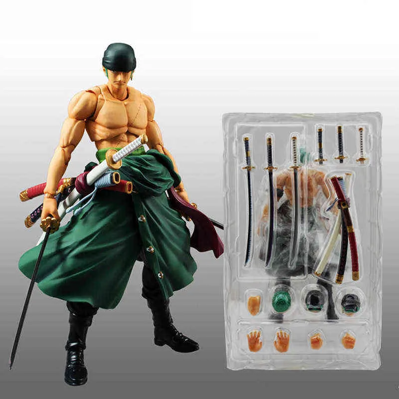 Anime Articulaciones Movibles Roronoa Zoro Figura De Acción Héroes DIY
