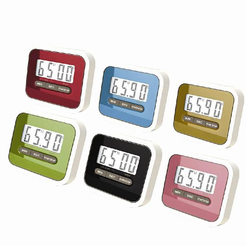 Timer Digitaler Küchentimer Große Ziffern Lauter Alarm Zeiterinnerung Ständer mit großem LCD-Display zum Kochen Backen Sportspiele