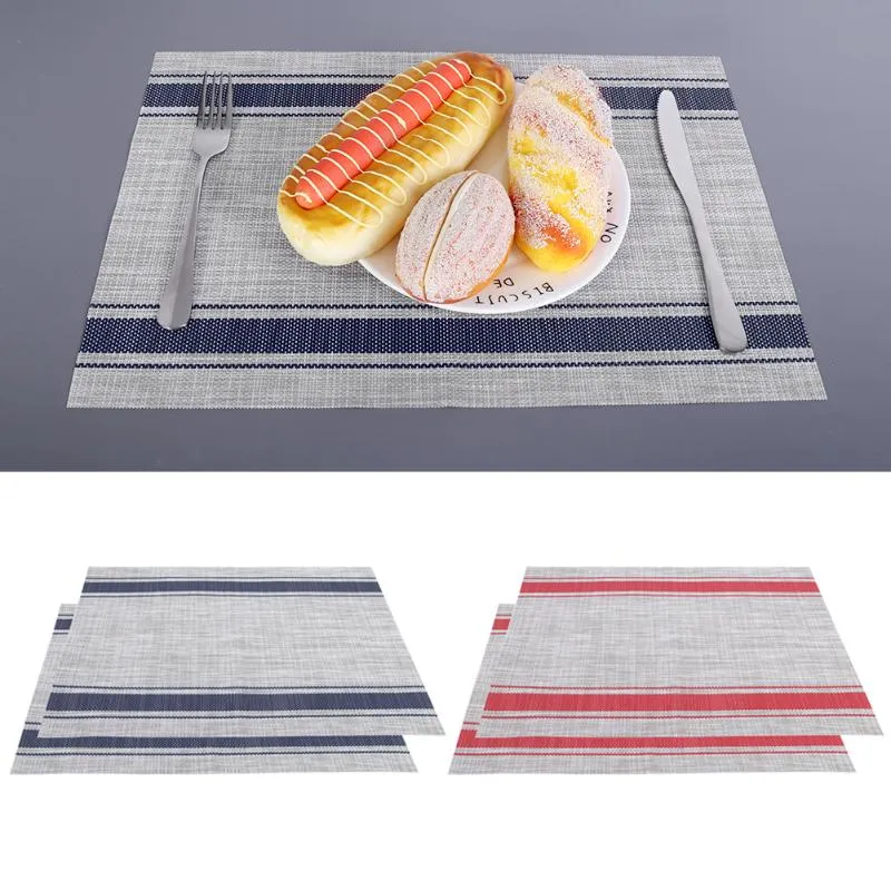 Esteiras almofadas 2 pcs tabela coasters almofada esteira carrinho para canecas anti anti deslizamento bebida isolado placemats cozinha móveis de cozinha doily