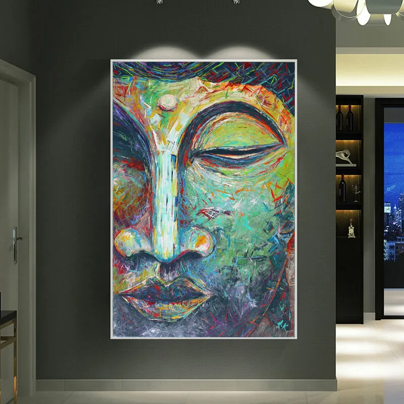 Buddha Canvas Wall Art: Peaceful Posters And Prints For Living Room ...
